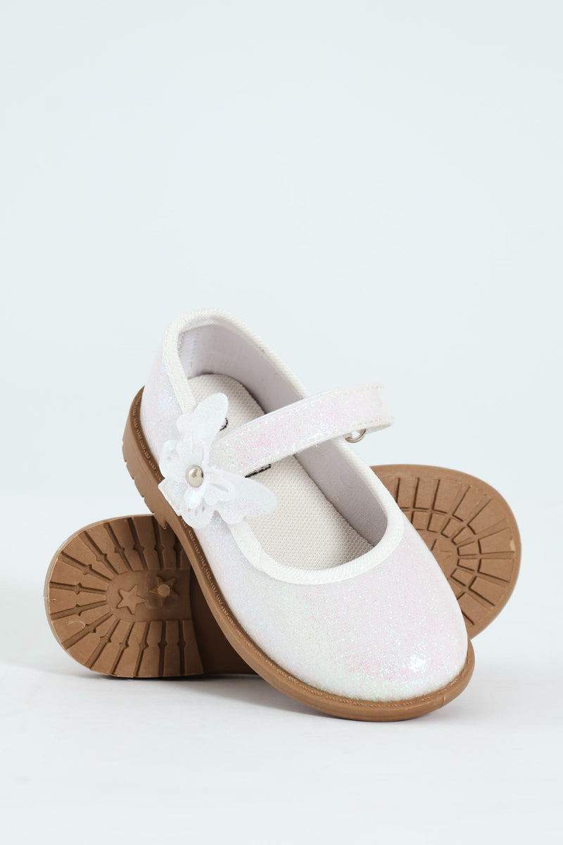 Pre-Girls Comfort Pump - White