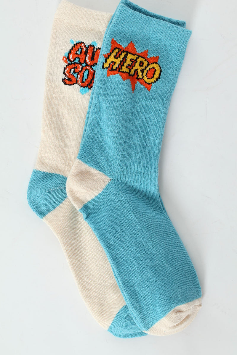 Pre-Boys 2 Pack Awesome Anklet Socks