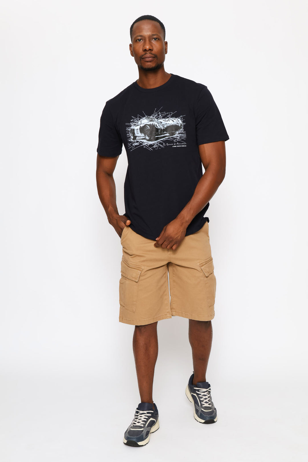 Sportscar Spirit Of Adventure Tee - Navy