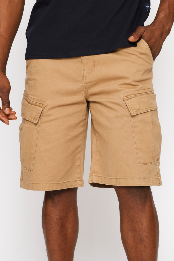 Cargo Pocket Shorts - Camel