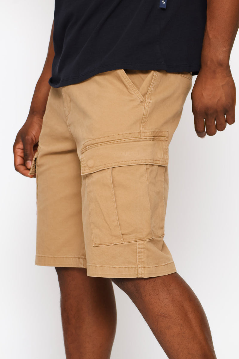 Cargo Pocket Shorts - Camel