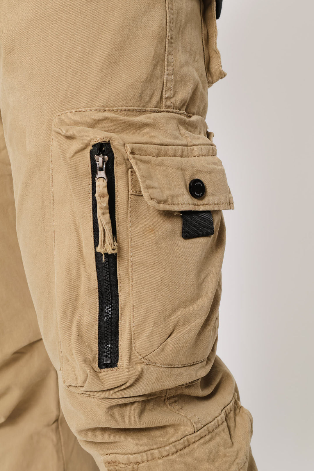 Multi Pocket Fashion Cargo Pant - Stone