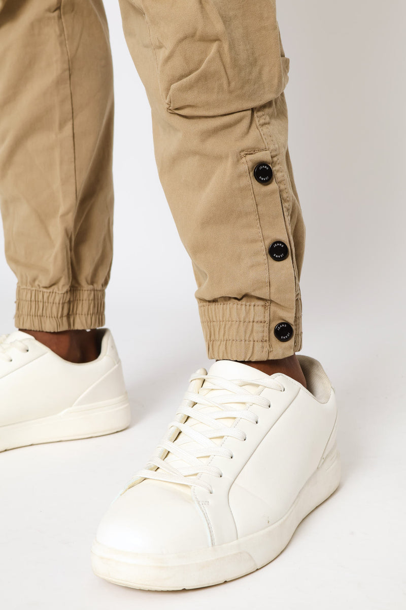 Multi Pocket Fashion Cargo Pant - Stone
