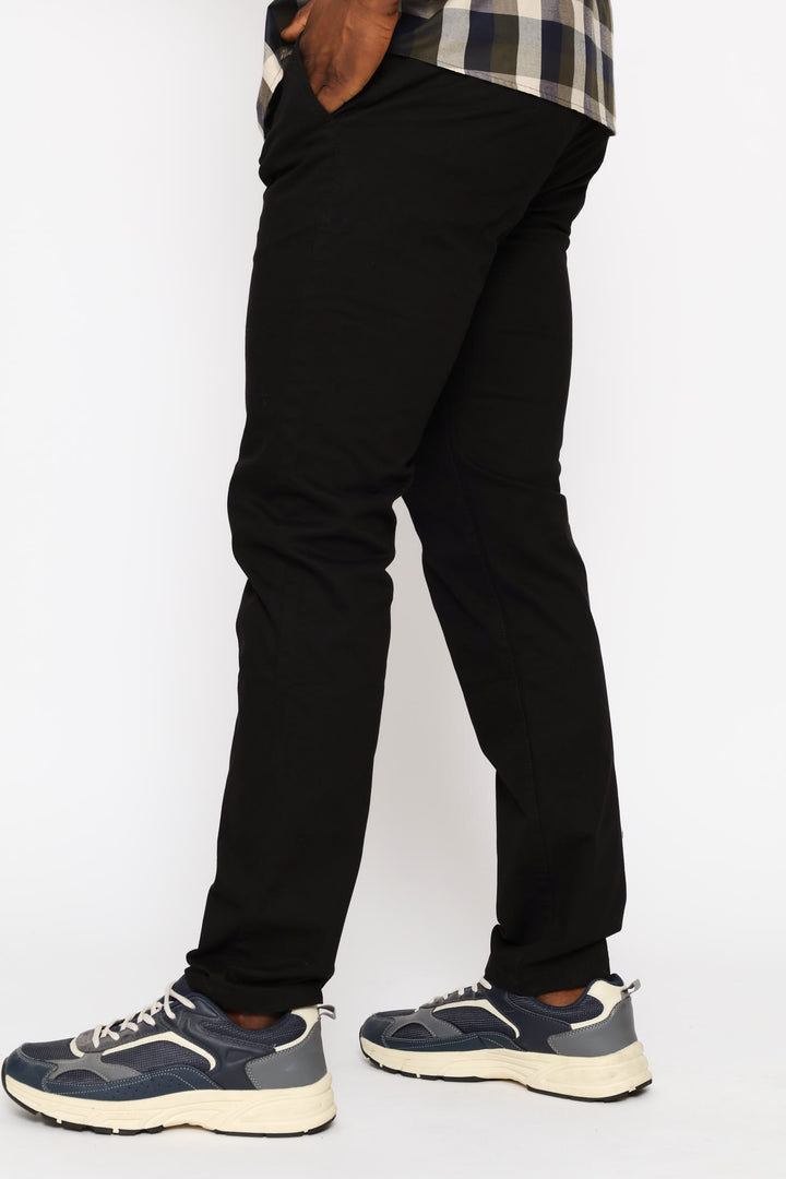 Straight Leg Chino - Black