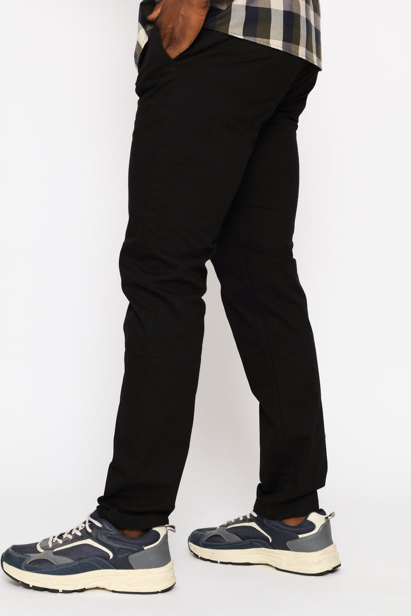 Straight Leg Chino - Black