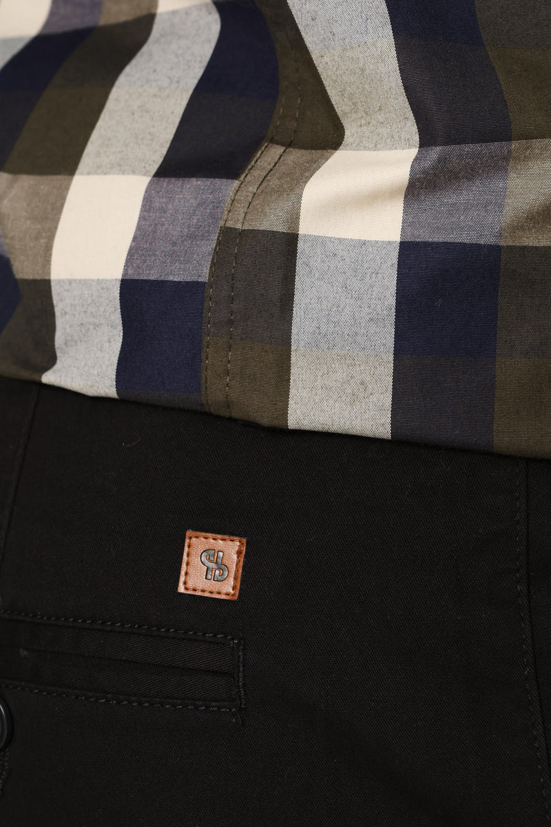 Straight Leg Chino - Black