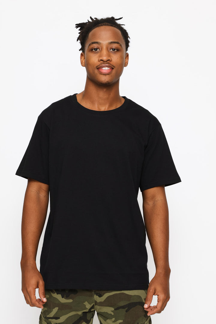 Black Basic Tee - Black