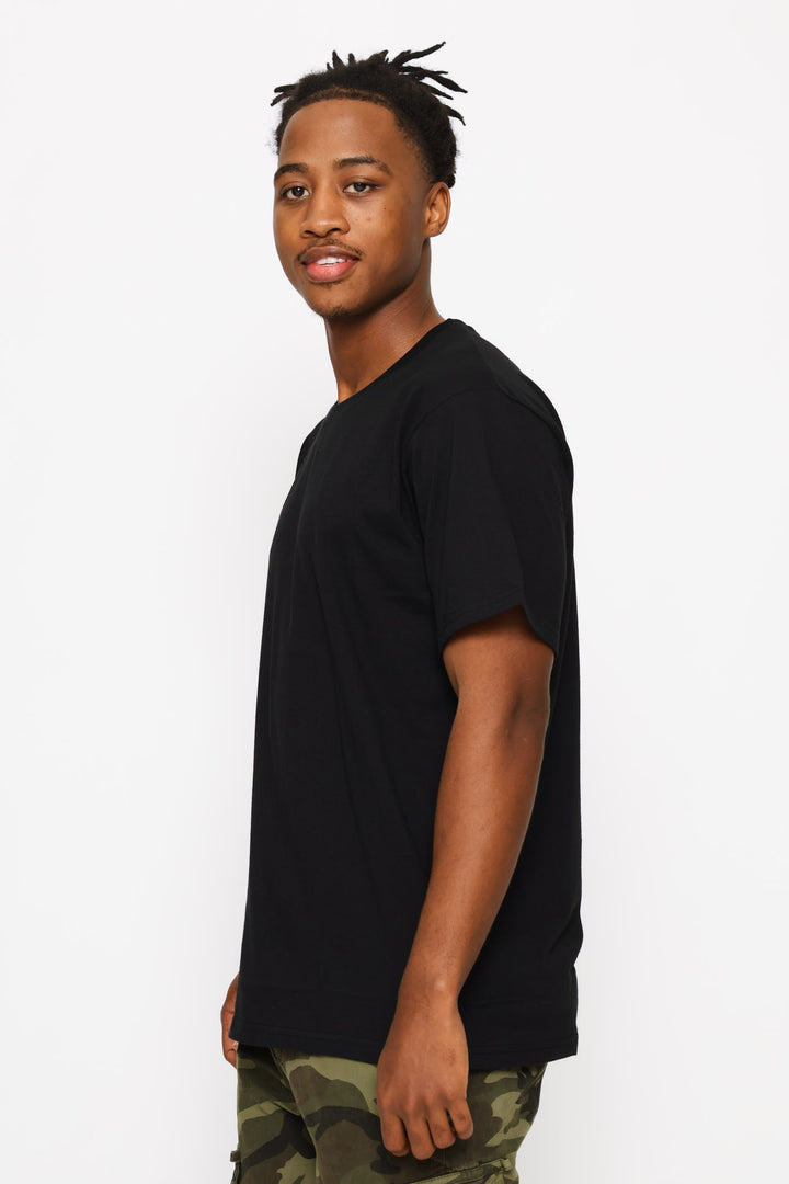 Black Basic Tee - Black