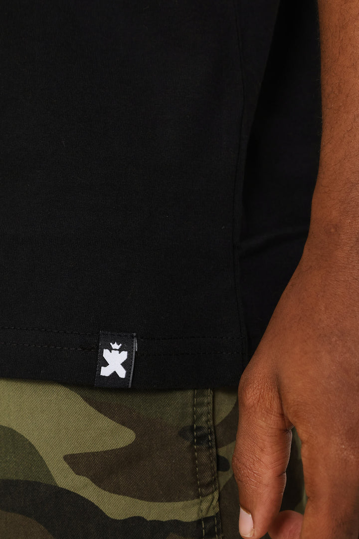 Black Basic Tee - Black