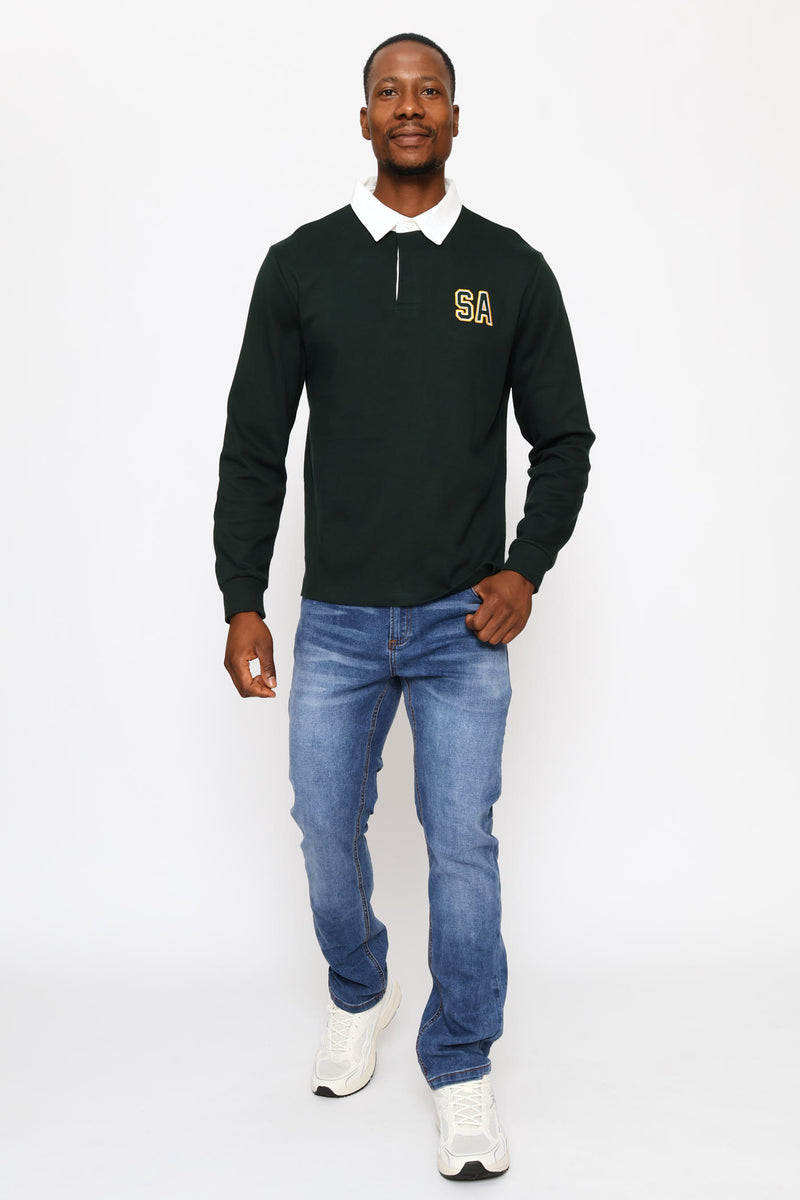 Bok Champs Rugby Jersey - Dark Green