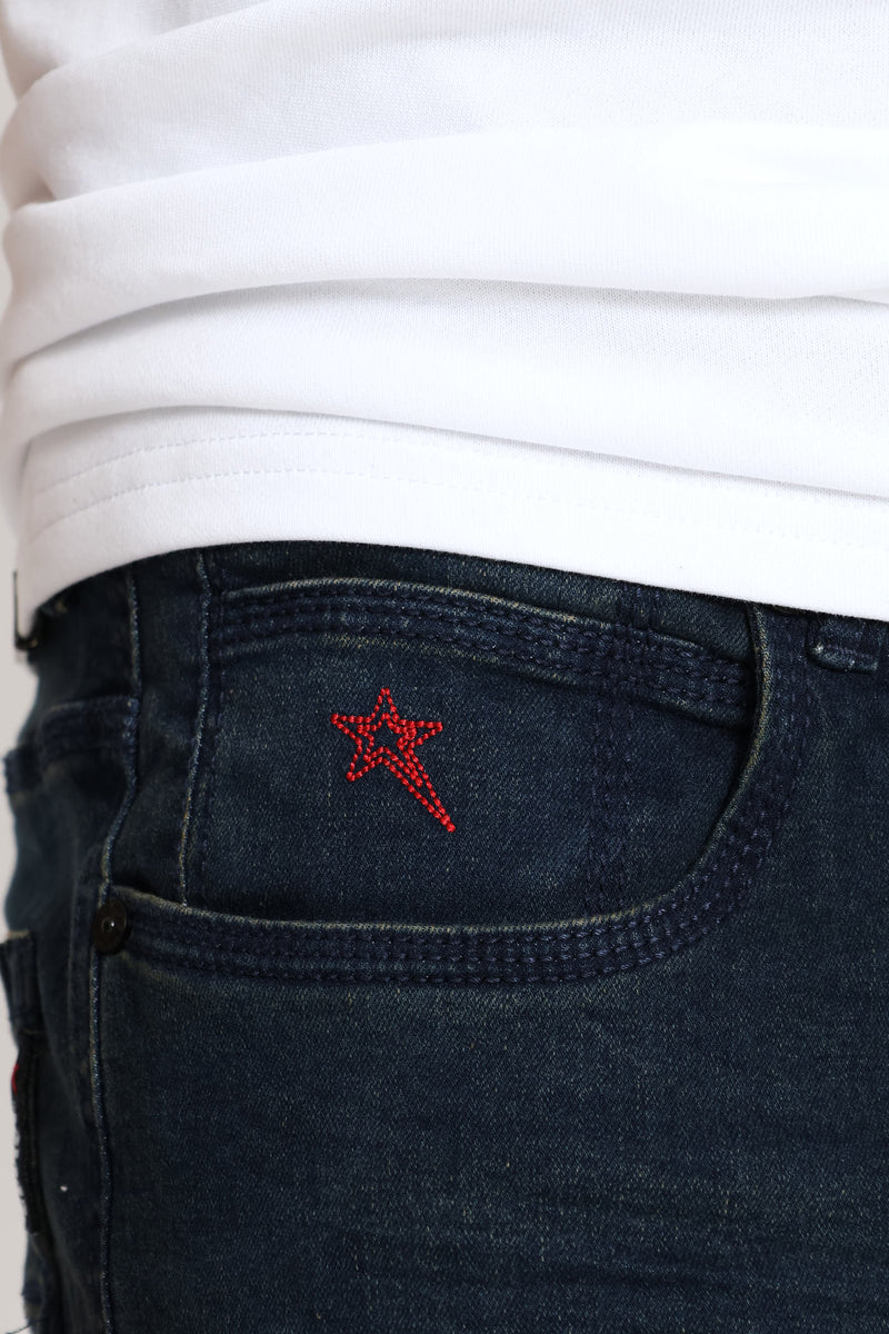 Trooper Slim Denim - Navy