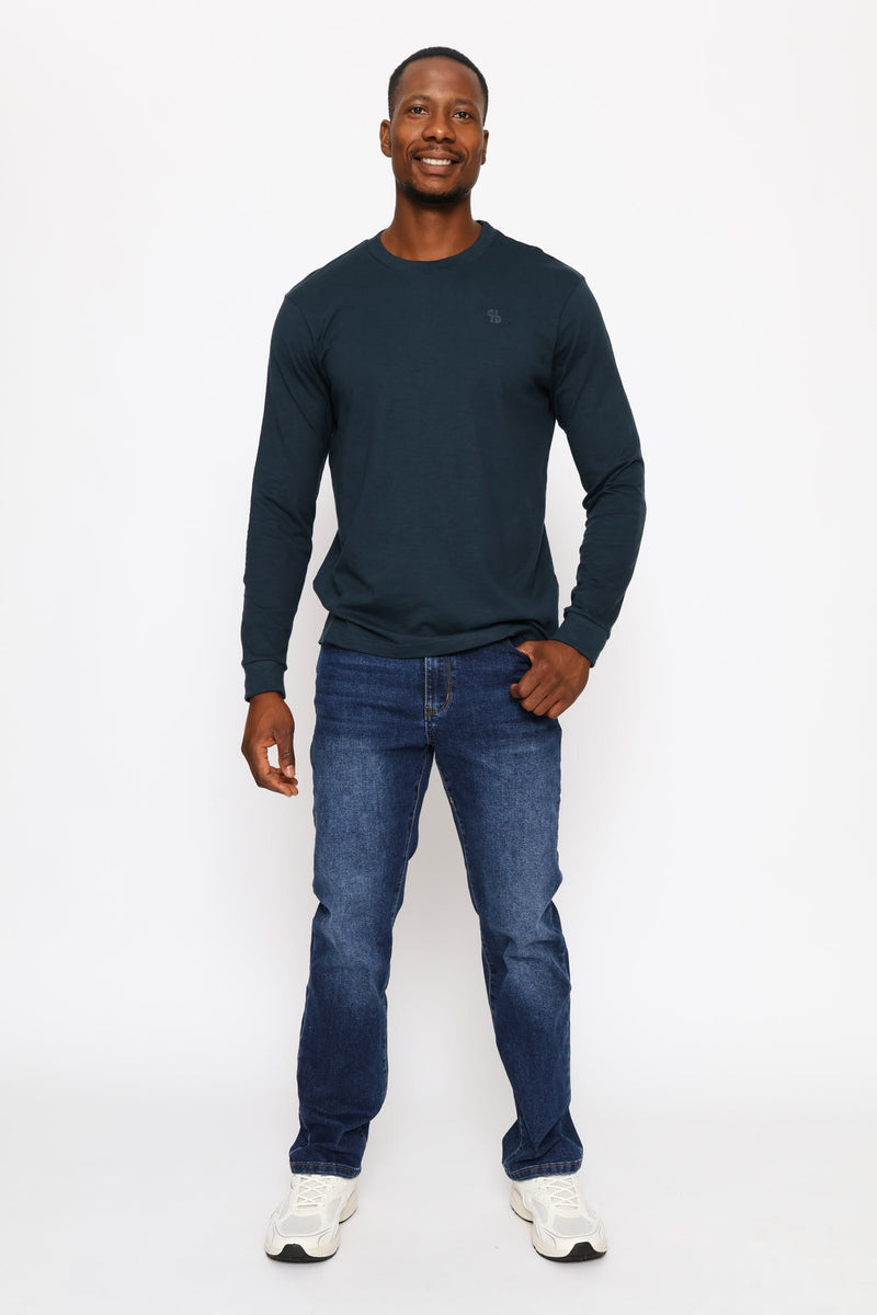 Straight Fashion Denim - Dark Wash