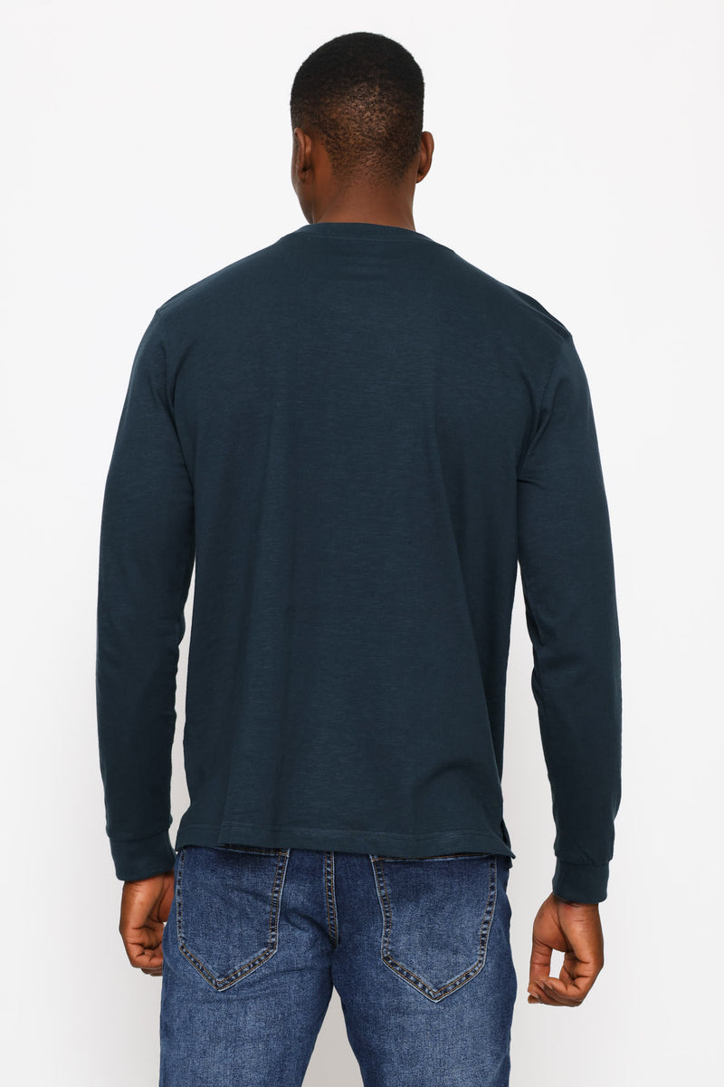 Slub Tee - Petrol