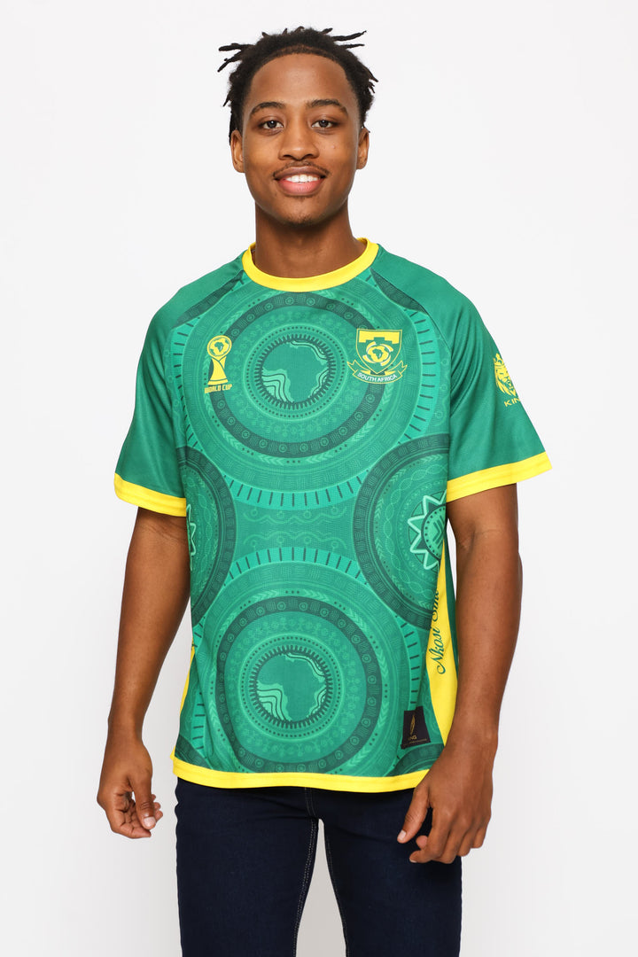 SA Supporters Soccer Stripe Tee - Green