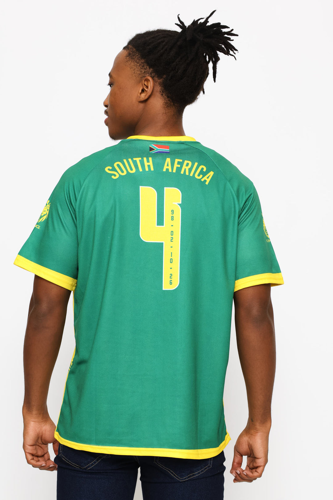 SA Supporters Soccer Stripe Tee - Green