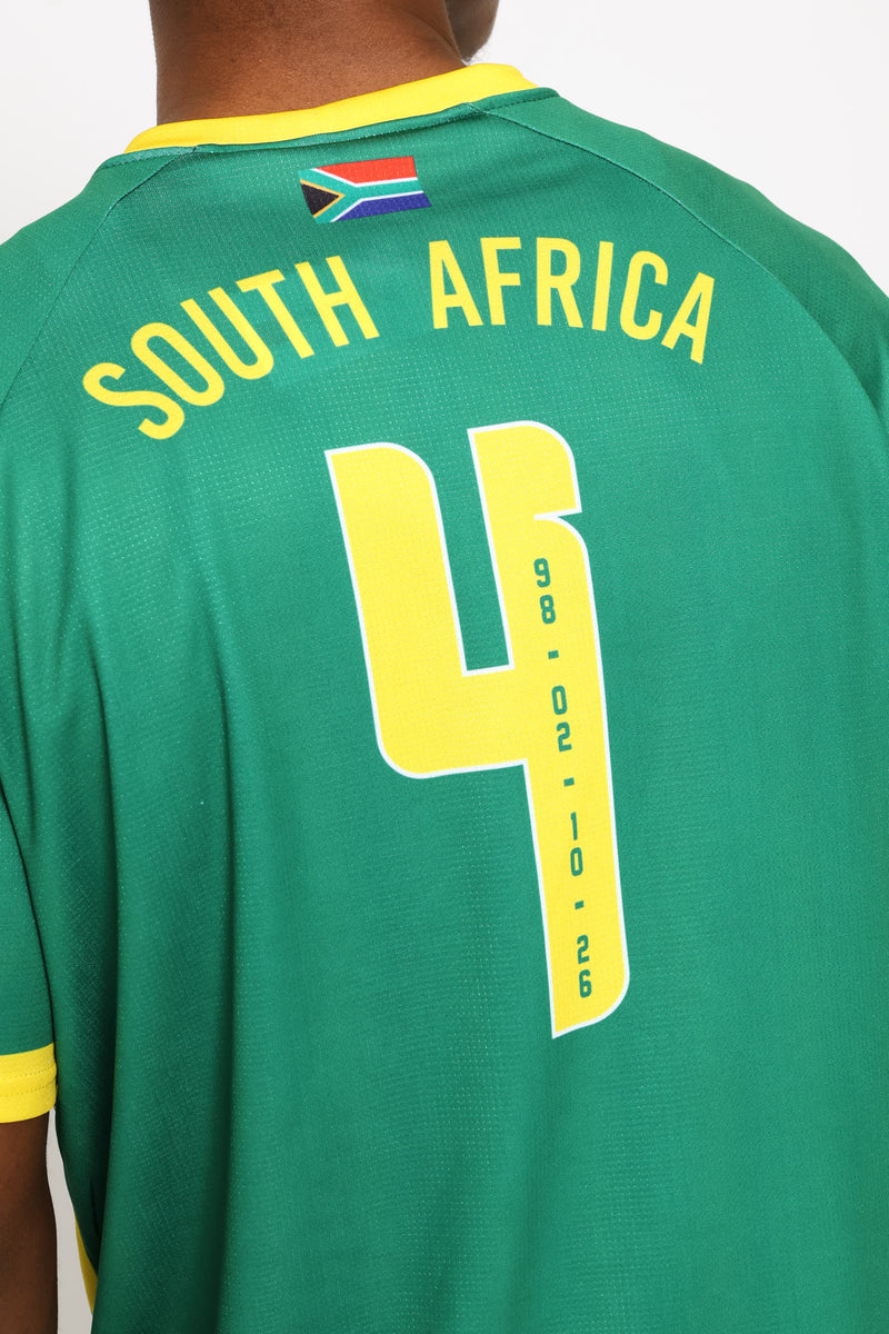 SA Supporters Soccer Stripe Tee - Green