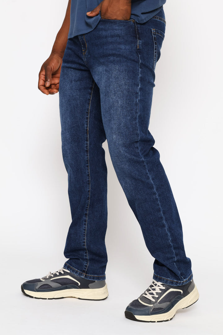 Straight Fashion Denim - Dark Wash