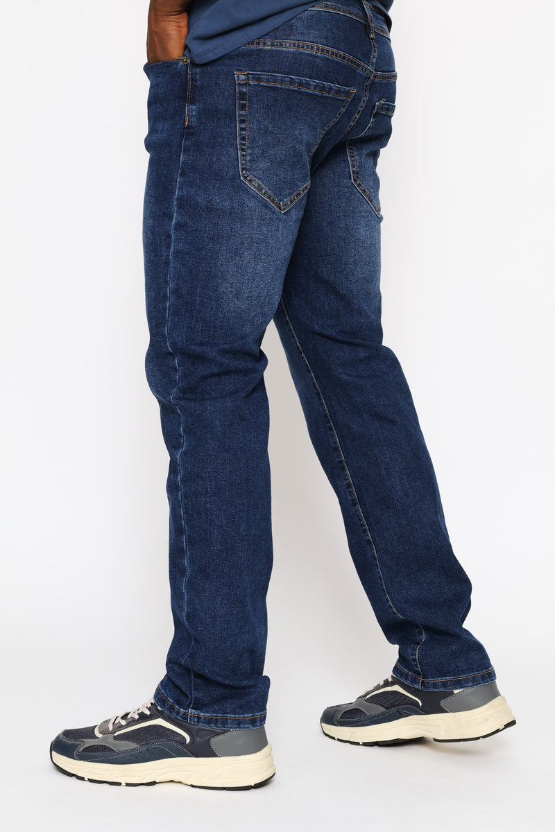 Straight Fashion Denim - Dark Wash