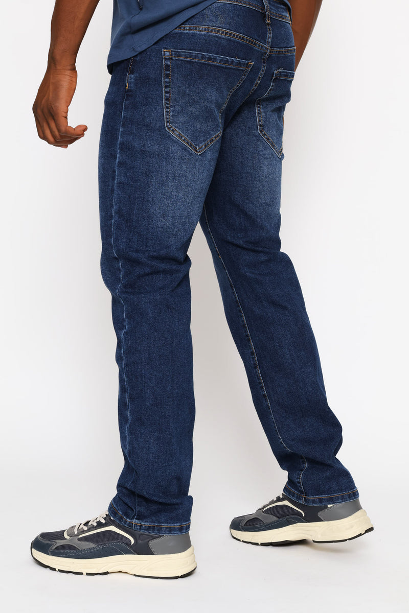 Straight Fashion Denim - Dark Wash