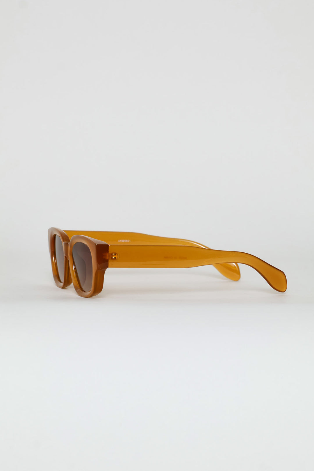 Tigers Eye Frame Smoke Lens Sunglasses - Brown