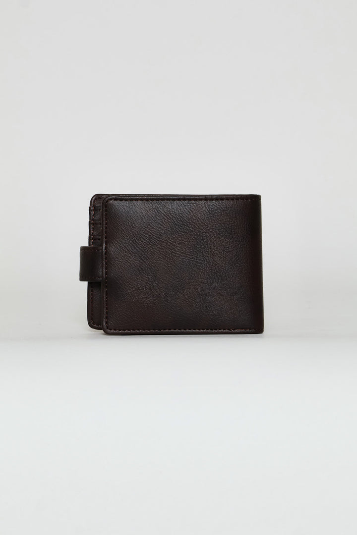 Bill Fold With Removable Cardholder Wallet - Brown