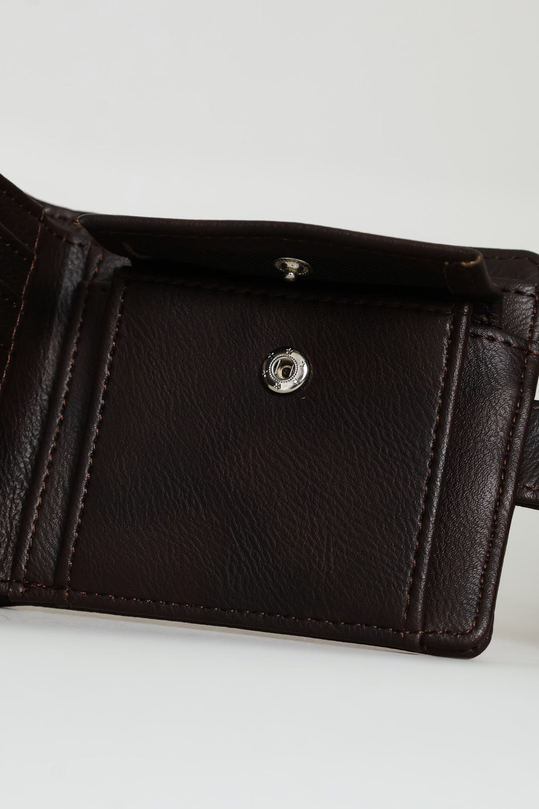 Bill Fold With Removable Cardholder Wallet - Brown