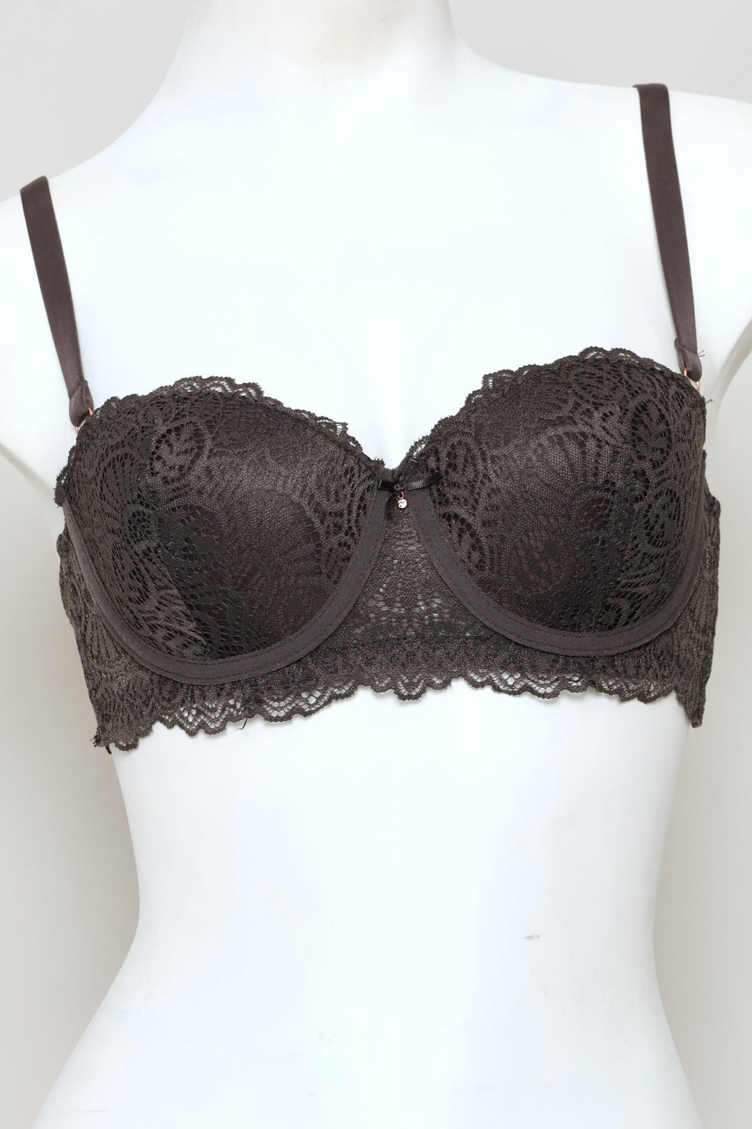 2 Pack Galoon Lace Balconette Bra - Multi