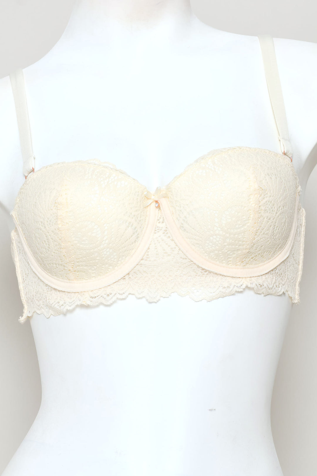 2 Pack Galoon Lace Balconette Bra - Multi