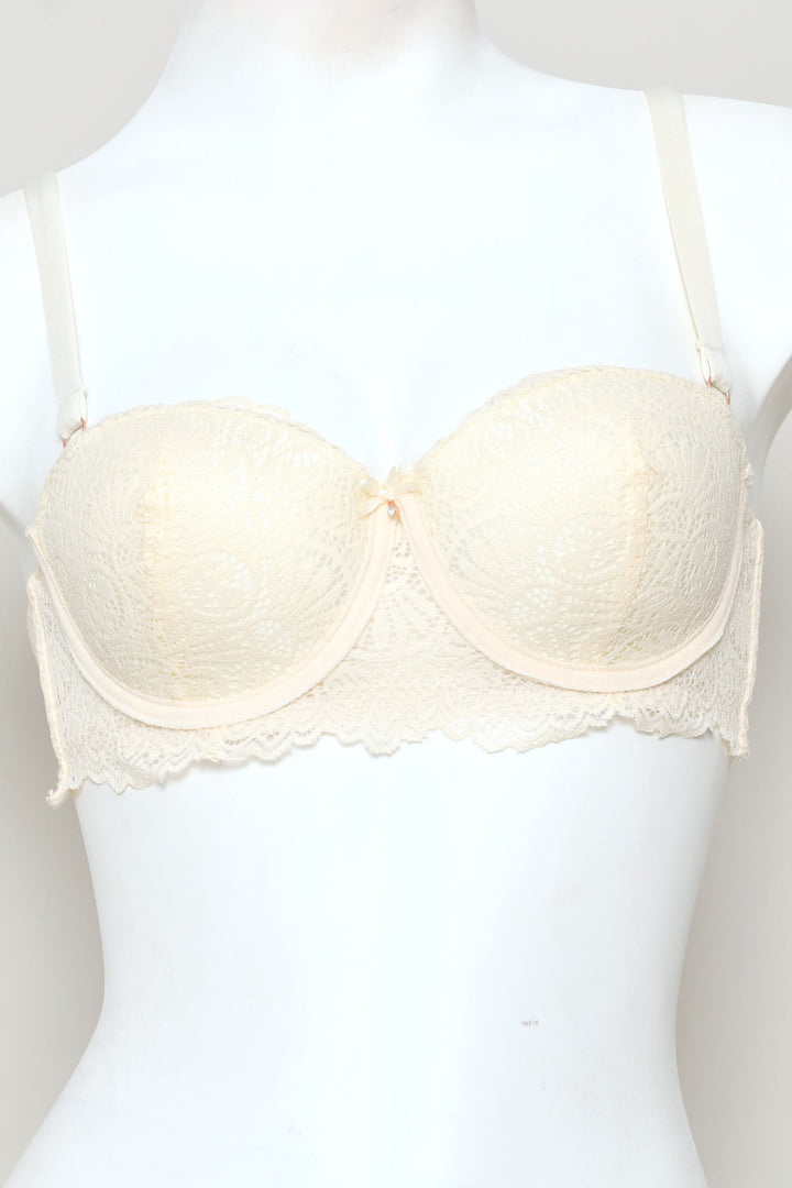 2 Pack Galoon Lace Balconette Bra - Multi