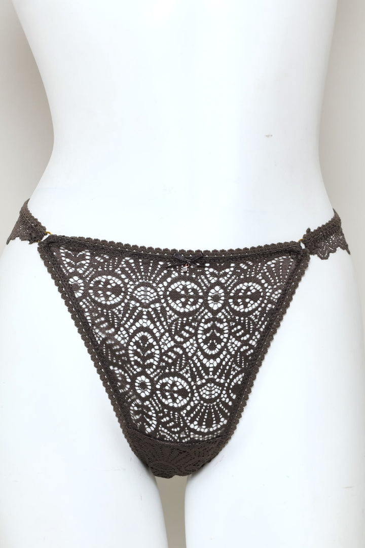2 Pack Galoon Lace Brazilian Panties - Multi