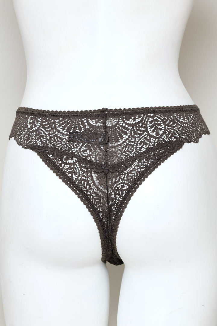 2 Pack Galoon Lace Brazilian Panties - Multi