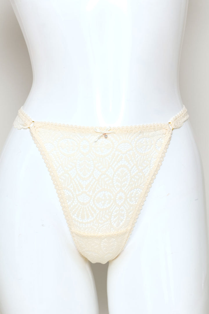 2 Pack Galoon Lace Brazilian Panties - Multi