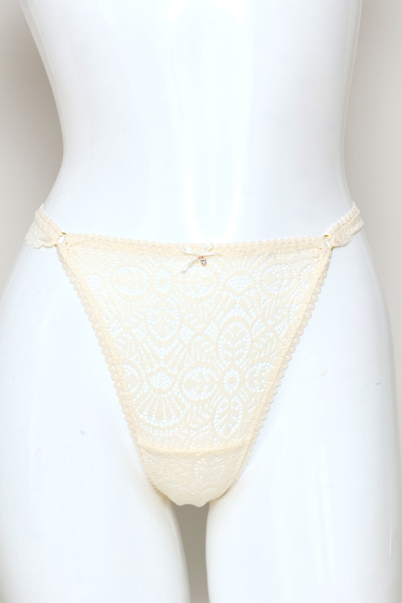 2 Pack Galoon Lace Brazilian Panties - Multi