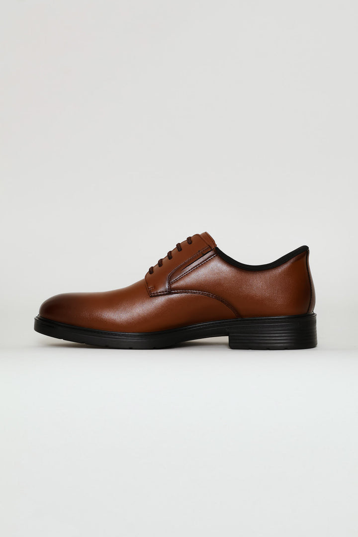 Pc Eezy Fit Toe Cap Derby Shoe - Black