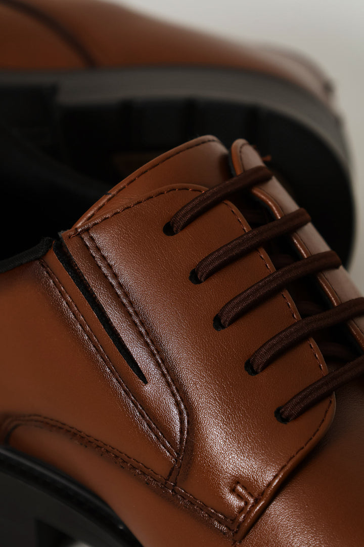 Pc Eezy Fit Toe Cap Derby Shoe - Black
