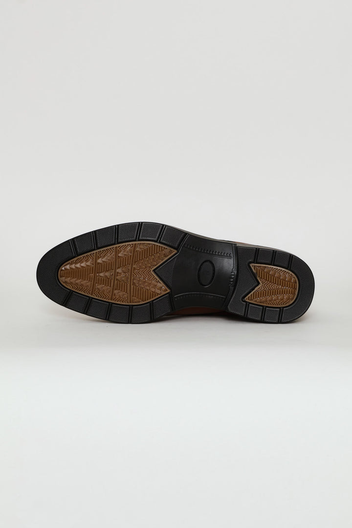 Pc Eezy Fit Toe Cap Derby Shoe - Black