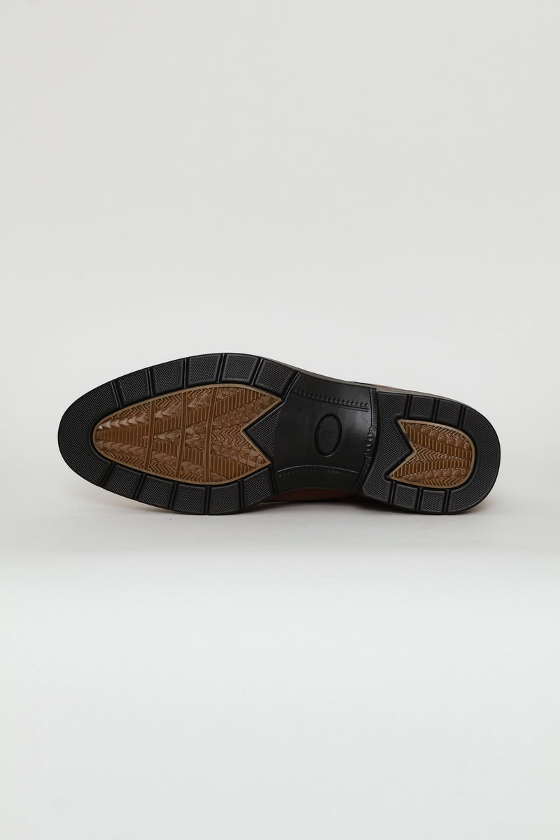 Pc Eezy Fit Toe Cap Derby Shoe - Black