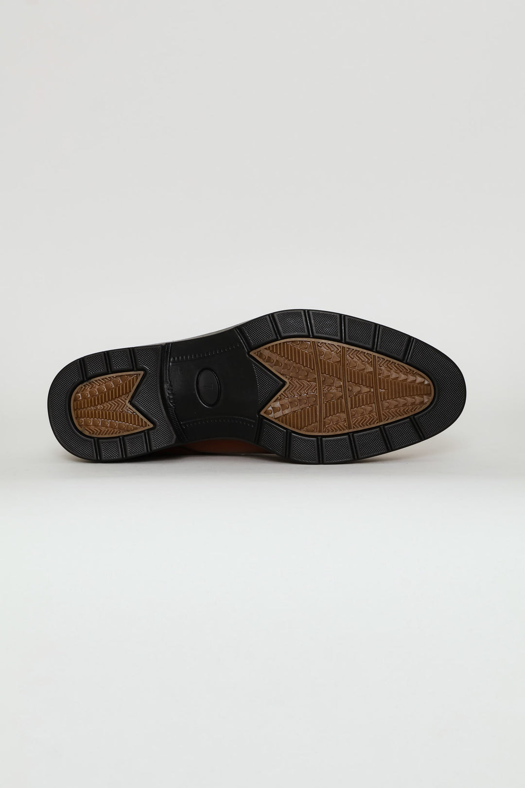 Eezy Fit Toe Cap Derby Shoe - Tan