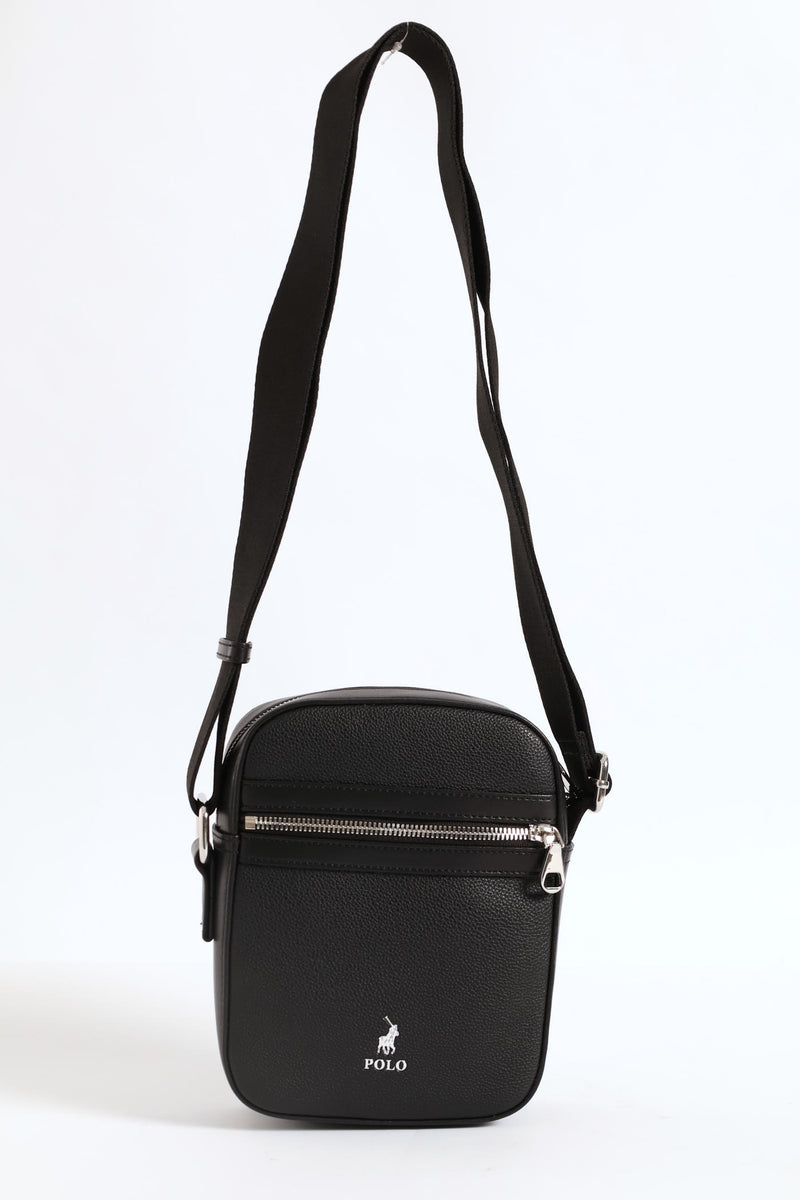 Lyon Compact Crossbody Bag - Black