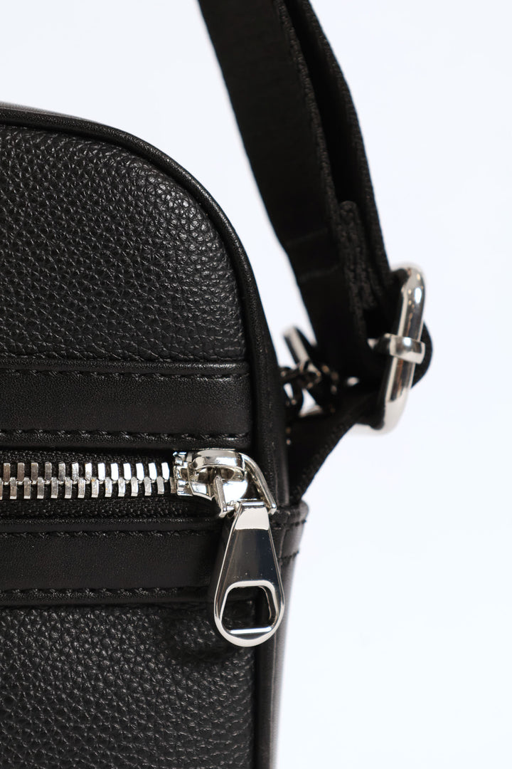Lyon Compact Crossbody Bag - Black