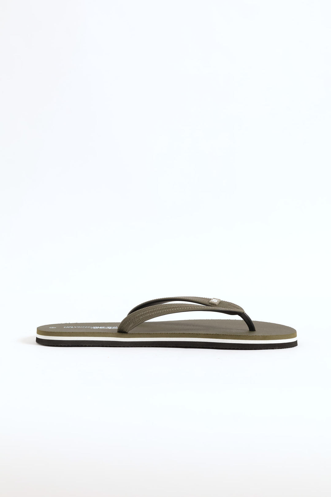 Basic Rubber Flip Flop - Olive