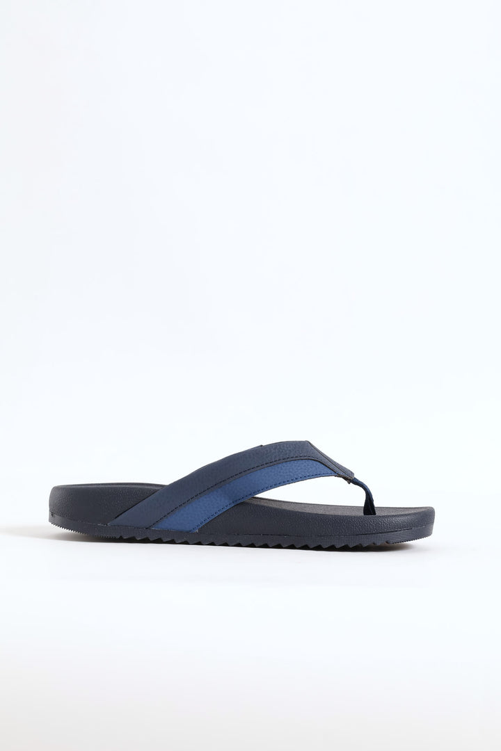 Hobie Wide Vamp Sandal - Navy