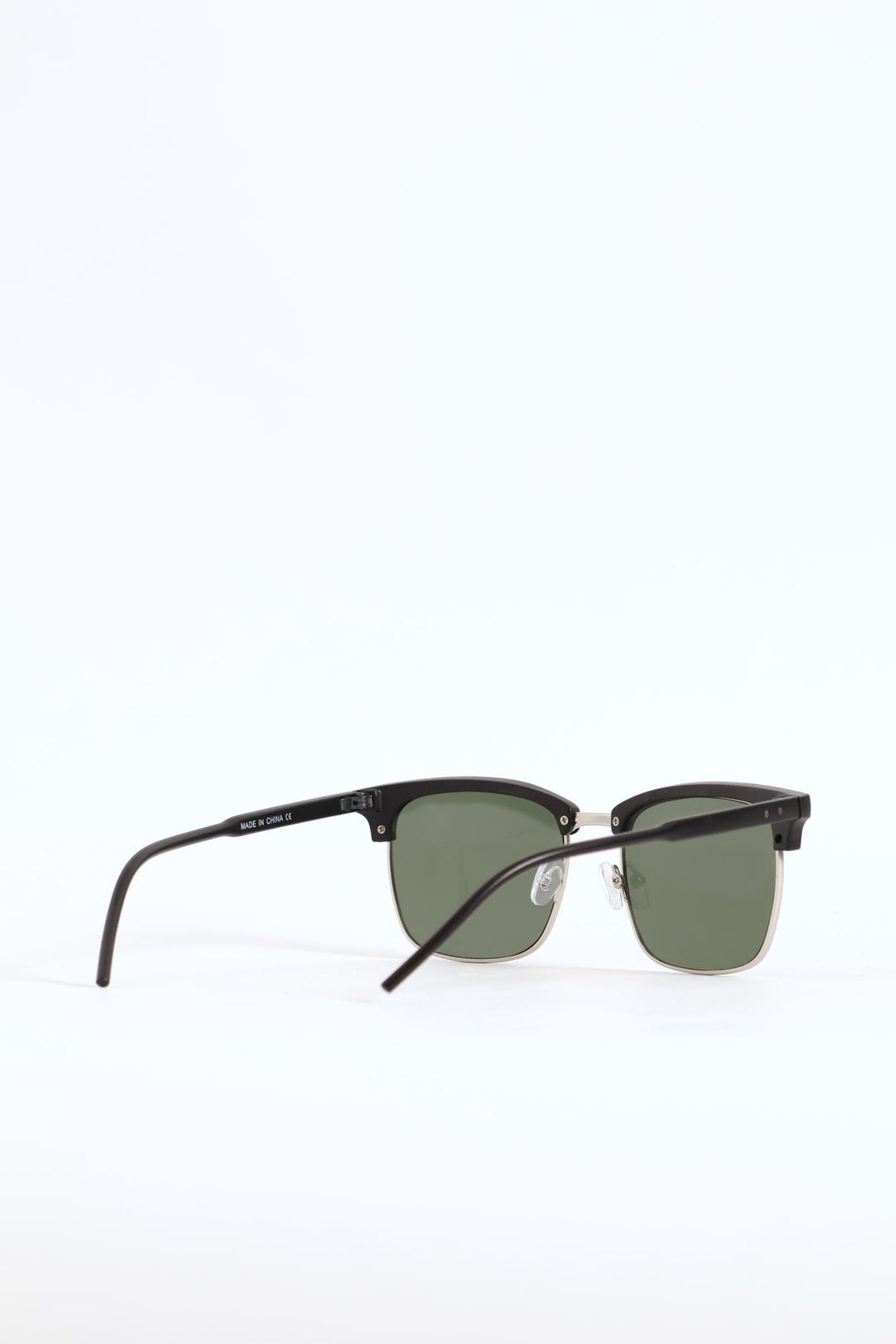 Matte Black/Silver Sunglasses - Black