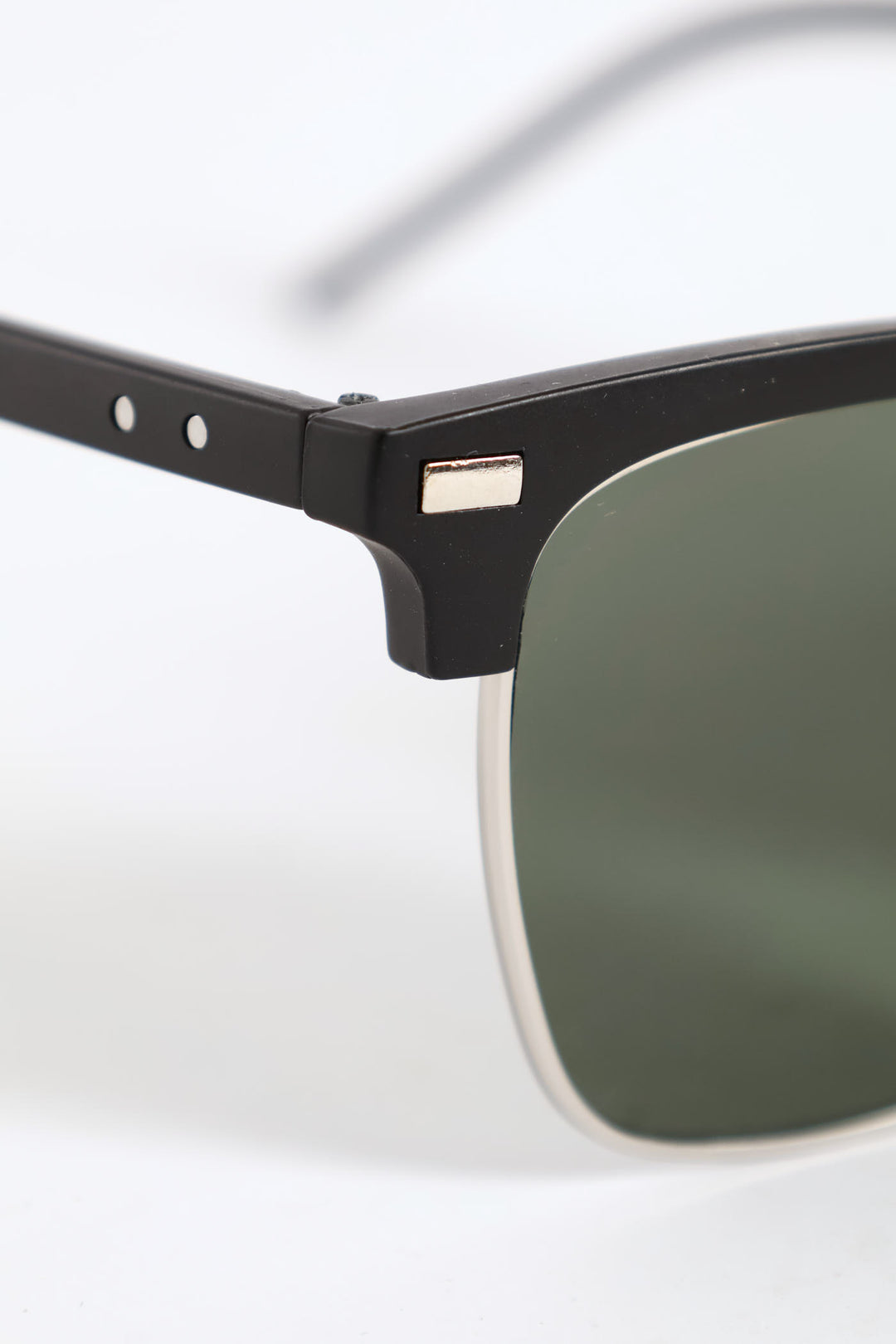 Matte Black/Silver Sunglasses - Black