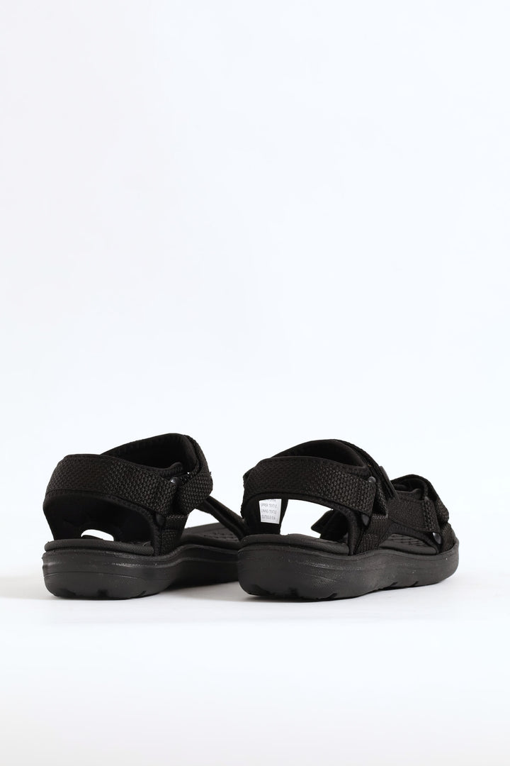 Boys Mono Sports Sandal - Black