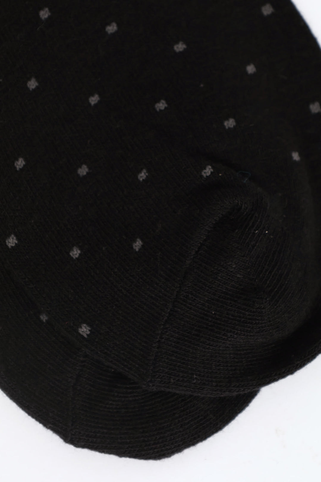 Single Mini Dots Anklet Sock - Black