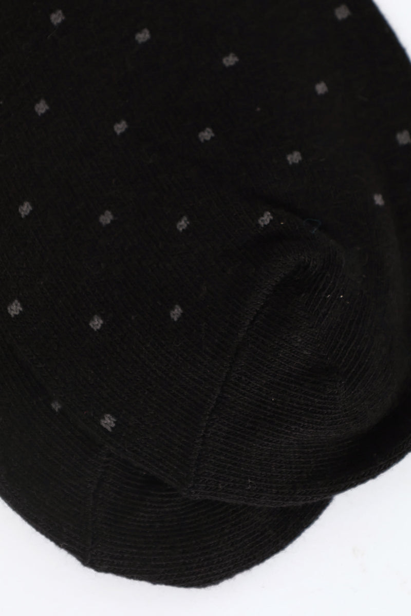 Single Mini Dots Anklet Sock - Black