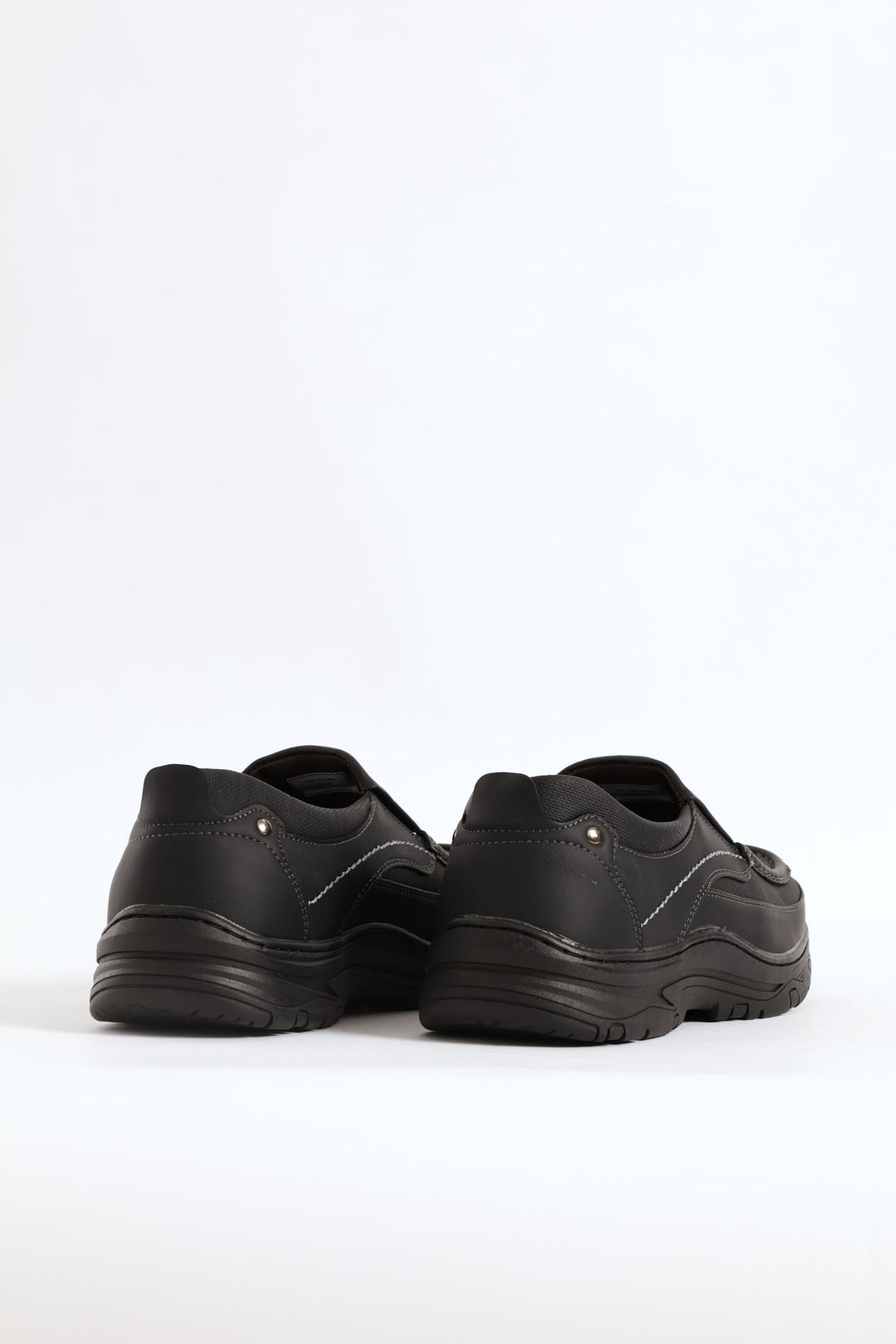 Todd Slip On Worker Shoe - Black