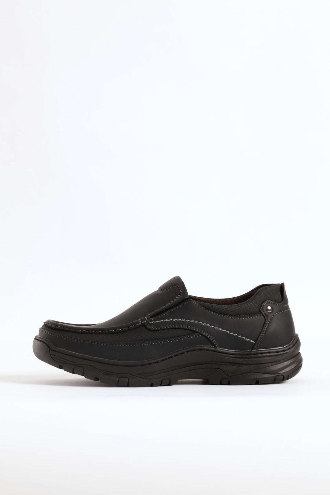 Todd Slip On Worker Shoe - Black