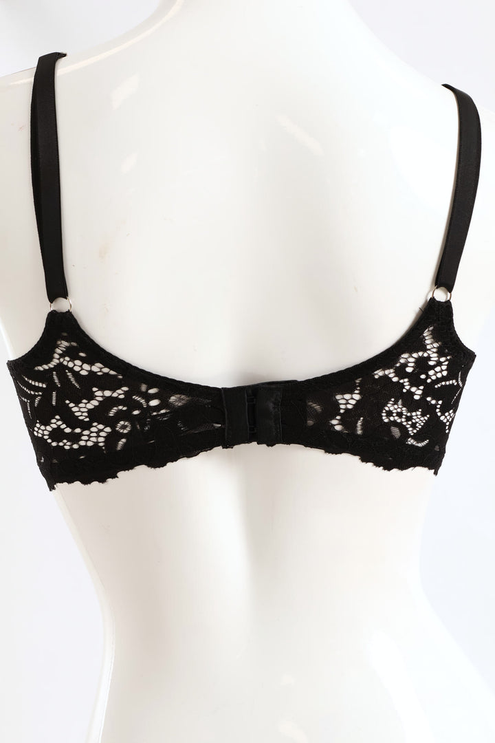 2 Pack Lace Plunge T-Shirt Bra - Mocha/Black